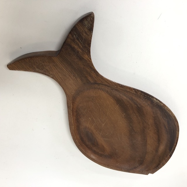 SERVING DISH, Teak Fish - Medium